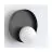 Emibig Luz De Pared Kido Acero Negro | Apta para 1x G9 - Max 8W
