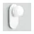 Emibig Pared y Luz de techo Viva Acero Blanco | Apta para 1x G9 - Max 8W