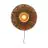 Good&Mojo Luz De Pared Bali Bambú Negro S | Apta para 1x E27 