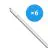 Multipack 6x Bright Choice Pantalla LED Estanca 17W 1870lm - 840 Blanco Frio | 120cm