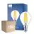 Multipack 10x Philips Master Value LED Lustre E14 Esférica con Filamento Clara 3.4W 470lm - 927 Luz muy Cálida | Mejor reproducción de color - Regulable - Reemplazo 40W