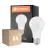 Multipack 6x Ledvance Classic LED E27 Pera Mate 10W 1055lm - 827 Luz muy Cálida | Regulable - Reemplazo 75W