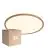 Multipack 3x Nordlux LED Luz de techo Oja 42 Madera 24W 2150lm - 827 Luz Muy Cálida | Regulable
