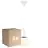 Multipack 6x Nordlux Café Colgante De Luz Vidrio Blanco | Apta para E27