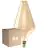 Multipack 6x Calex XXL Vienna Oro LED E27 Con Filamento 4W 320lm- 822 Luz Muy Cálida | Regulable