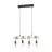 Eglo Colgante De Luz Townshend Acero Madera Negro Marrón | IP20 - Apta para 4x E27 