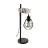 Eglo Lámpara De Mesa Townshend 5 Acero Madera Negro | IP20 - Apta para 1x E27 