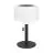 Eglo Lámpara De Mesa Montapalma Solar Acero Negro 2W 190lm - 830 Luz Cálida | IP54 - Regulable - USB-C