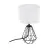 Eglo Lámpara De Mesa Carlton 2 Acero Negro | IP20 - Apta para 1x E14 