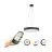 Eglo Colgante De Luz Marghera-Z Acero Negro 27.5W 3150lm - 827-865 Ajustable Blanco + RGB | IP20 - Zigbee Regulable
