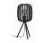 Eglo Lámpara De Mesa Romazzina Acero Negro | IP20 - Apta para 1x E27 