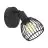 Eglo Luz De Pared Sonni Acero Negro | IP20 - Apta para 1x E14