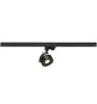 SLV Foco En Carril Kalu 3 Fases Aluminium Negro Esférica 13W 970lm 35D - 830 Luz Cálida | Regulable 