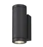 SLV Enola Up/Down Luz De Pared Aluminium Gris Esférica 7.8W 700lm - 940 Blanco Frio | Al Aire Libre - IP65 - Mejor Reproducción De Color - Regulable 