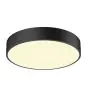 SLV Medo 40 Pared y Luz de techo Aluminium Negro Esférica 20W 2350lm - 927-930-940 CCT | IP50 - Mejor Reproducción De Color - Regulable 