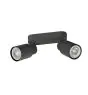 SLV Puri 2.0 Aluminium Foco Negro | Apta para 2x GU10