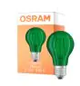 Osram LED Star Classic Decor E27 Pera Con Filamento Mate 2.5W 45lm - Green |Reemplazo 7W