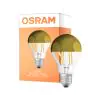 Osram Classic LED E27 Pera Con Filamento Mirror Oro 4W 400lm - 827 Luz Muy Cálida | Reemplazo 35W