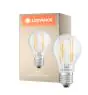 Ledvance Classic LED E27 Pera Con Filamento Clara 7.5W 1055lm - 827 Luz Muy Cálida | Reemplazo 75W