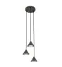 Emibig Colgante De Luz Elit Acero Negro | Apta para 3x GX53 - Max 10W