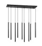 Emibig Colgante De Luz Selter Acero Negro | Apta para 9x G9 - Max 8W