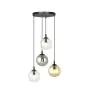 Emibig Colgante De Luz Cosmo Acero Negro | Apta para 4x E14 - Max 10W