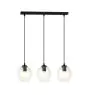 Emibig Colgante De Luz Istar Acero Negro | Apta para 3x E27 - Max 10W