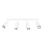 Emibig Luz de techo Hiro Acero Blanco | Apta para 4x GU10 - Max 10W
