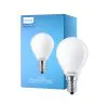 Philips Corepro LED Lustre E14 Esférica Mate 2.2W 250lm - 827 Luz muy Cálida | Reemplazo 25W