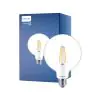 Philips MASTER Value LED Globe E27 120mm con Filamento Clara 5.9W 806lm - 927 Luz muy Cálida | Mejor reproducción de color - Reemplazo 60W