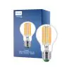 Philips MASTER LED Bulbo Ultra Efficient E27 Pera Clara 5.2W 1095lm - 830 Luz Cálida | Reemplazo 75W