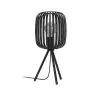 Eglo Lámpara De Mesa Romazzina Acero Negro | IP20 - Apta para 1x E27 