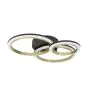 Eglo Luz de techo Calliera Acero Negro Oro 20W 2500lm - 840 Blanco Frio | IP20 - Regulable 