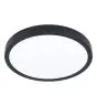 Eglo Luz de techo Fueva 6 Plástico Negro 14.2W 2000lm - 827-840-865 CCT