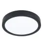 Eglo Luz de techo Iluminación de baño Fueva 6 Plástico Negro 11.5W 1550lm - 827-840-865 CCT