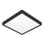 Eglo Luz de techo Iluminación de baño Fueva 6 Plástico Negro 13W 2100lm - 827-840-865 CCT