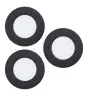 Multipack 3x Eglo Empotrado Foco Fueva 6 Plástico Negro 11.1W 1350lm - 827-840-865 CCT