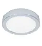 Eglo Luz de techo Iluminación de baño Fueva 6 Acero Cromo 7.5W 1000lm - 827-840-865 CCT