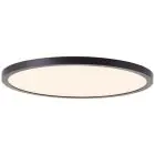 Brilliant Tuco Luz de techo Plástico Negro Blanco 19W 2700lm - 827 Luz Muy Cálida | 294mm - 3 Pasos Regulable