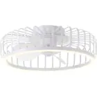 Brilliant Capo Ventilador De Techo Metal Plástico Blanco 32W 4200lm - 827-865 CCT | 480mm - Mando A Distancia Regulable