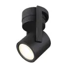 SLV Oculus Pared y Luz de techo Aluminium Negro 11W 780lm - 920-930 Dim To Warm | Mejor Reproducción De Color - Regulable 