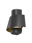 SLV Photoni Aluminium Negro | Apta para 1x E27