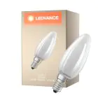 Ledvance LED Classic E14 Vela Con Filamento Mate 3.8W 806lm - 827 Luz Muy Cálida | Reemplazo 60W