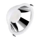 Ledvance Downlight LED Comfort Aluminium Blanco 42W 5000lm 55D - 930-940 CCT | 265mm - Recorte 250mm - IP44 - Mejor Reproducción De Color - UGR