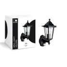D'Lite Luz De Pared Helora Negro | IP44 - Apta para 1x E27 - Sensor De Movimiento