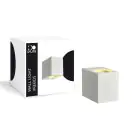D'Lite Luz De Pared Vrebos Blanco | IP56 - Apta Para 1x GU10 