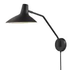DFTP by Nordlux Darci Luz De Pared Metal Negro | Apta para E14