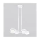 Emibig Colgante De Luz Boom Acero Blanco | Apta para 4x G9 - Max 8W