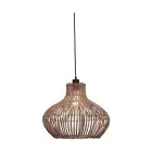 Good&Mojo Colgante De Luz Kalahari Rattan Marrón | Apta para 1x E27 