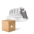 Multipack 4x Ledvance Foco LED Air Fix Aluminium Blanco 6W 570lm 36D - 940 Blanco Frio | Recorte 68mm - IP65 - Mejor reproducción de color - Regulable